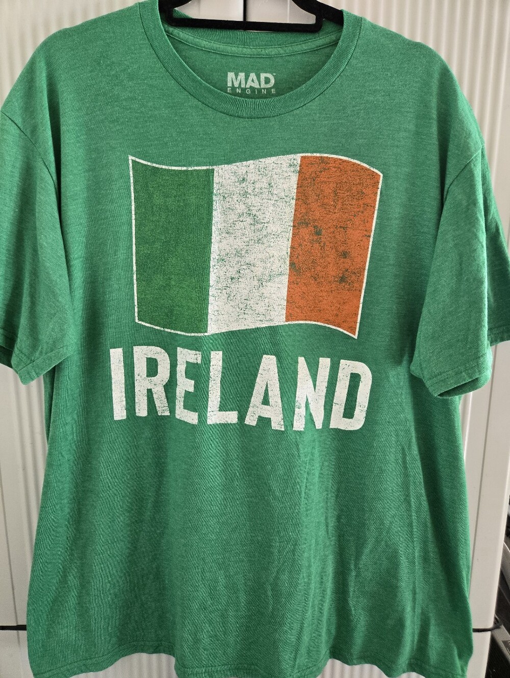 MAD Engine Green Ireland Flag Short Sleeve Tee